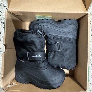 Kamik Black Waterproof Winter Boots
